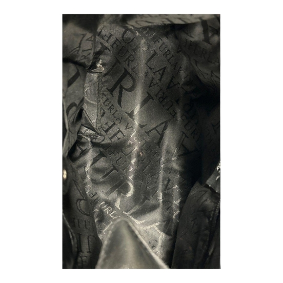 FURLA Vintage Mini Croc Embossed Leather Top Handle Shoulder Handbag - Picture 3 of 16